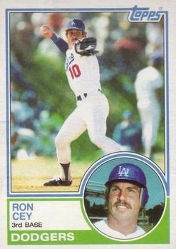 #15 Ron Cey - Los Angeles Dodgers - 1983 Topps Baseball