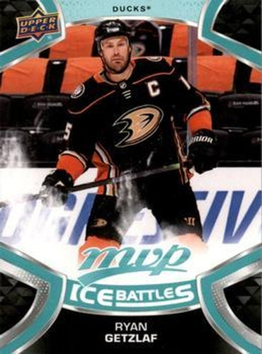 #15 Ryan Getzlaf - Anaheim Ducks - 2021-22 Upper Deck MVP - Ice Battles Hockey