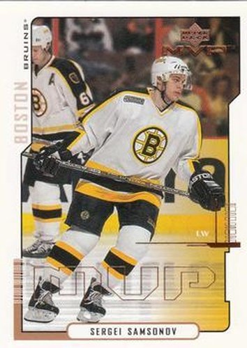 #15 Sergei Samsonov - Boston Bruins - 2000-01 Upper Deck MVP Hockey