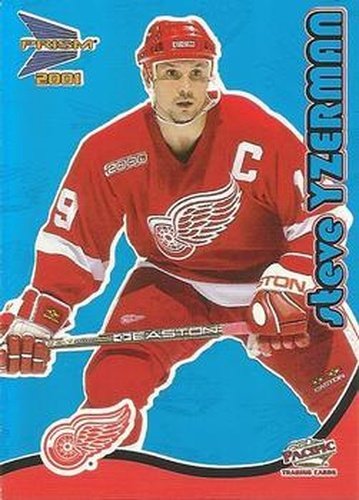 #15 Steve Yzerman - Detroit Red Wings - 2000-01 Pacific Prism McDonald's - Blue Hockey