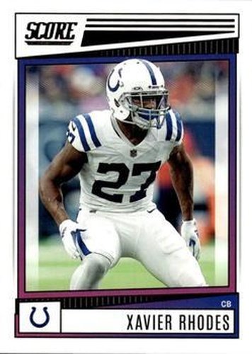 #15 Xavier Rhodes - Indianapolis Colts - 2022 Score Football