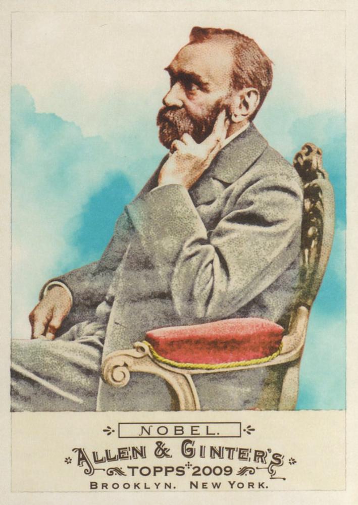 #15 Alfred Nobel - 2009 Topps Allen & Ginter Baseball