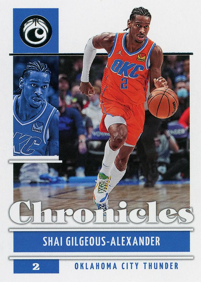 #15 Shai Gilgeous-Alexander - Oklahoma City Thunder - 2021-22 Panini Chronicles Basketball