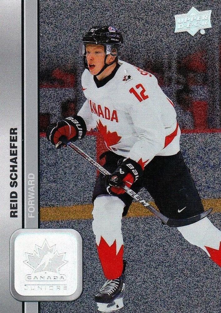 #15 Reid Schaefer - Canada - 2023 Upper Deck Team Canada Juniors - Patterned Foilboard Hockey