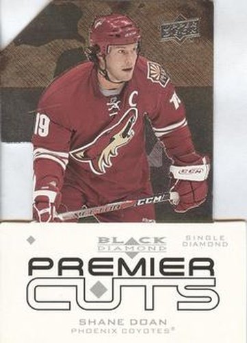 #PDC15 Shane Doan - Phoenix Coyotes - 2008-09 Upper Deck Black Diamond - Premier Die Cut Hockey