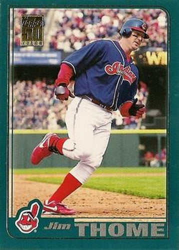 #15 Jim Thome - Cleveland Indians - 2001 Topps Baseball