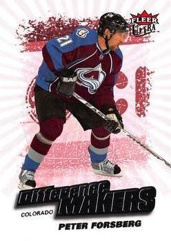 #DM15 Peter Forsberg - Colorado Avalanche - 2008-09 Ultra - Difference Makers Hockey