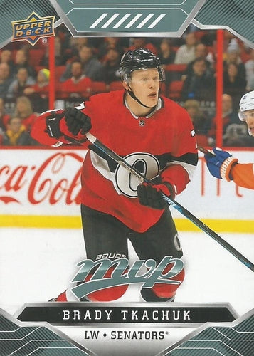 #15 Brady Tkachuk - Ottawa Senators - 2019-20 Upper Deck MVP Hockey