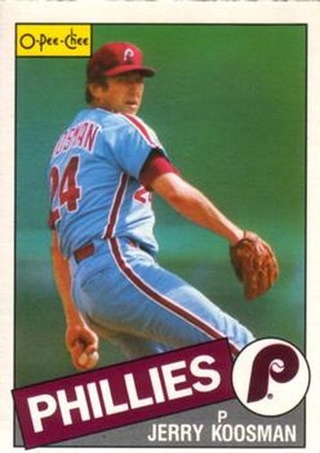 #15 Jerry Koosman - Philadelphia Phillies - 1985 O-Pee-Chee Baseball