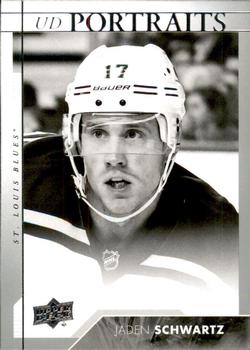 #P-15 Jaden Schwartz - St. Louis Blues - 2017-18 Upper Deck - UD Portraits Hockey