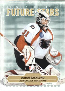 #15 Johan Backlund - Adirondack Phantoms - 2009-10 In The Game Between The Pipes Hockey