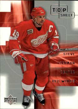 #15 Steve Yzerman - Detroit Red Wings - 2001-02 Upper Deck Top Shelf Hockey