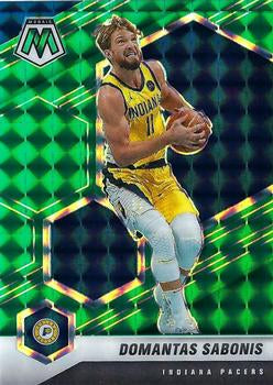 #15 Domantas Sabonis - Indiana Pacers - 2020-21 Panini Mosaic - Mosaic Green Basketball