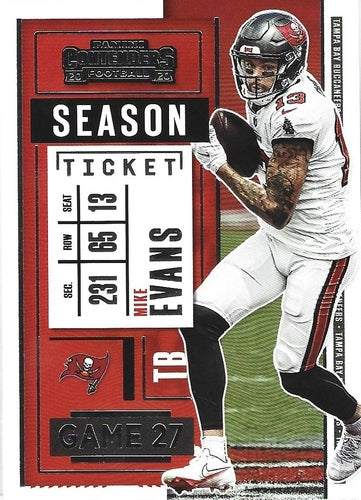 #15 Mike Evans - Tampa Bay Buccaneers - 2020 Panini Contenders Football