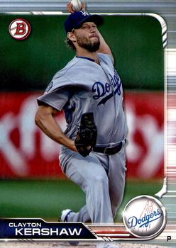 #15 Clayton Kershaw - Los Angeles Dodgers - 2019 Bowman Baseball