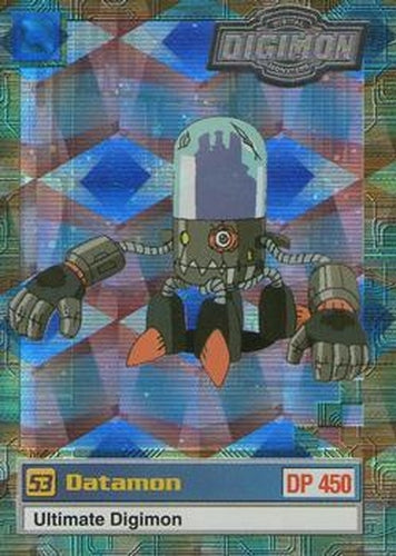 #15of32 53 Datamon - 2000 Upper Deck Digimon Series 2 - Silver Foil