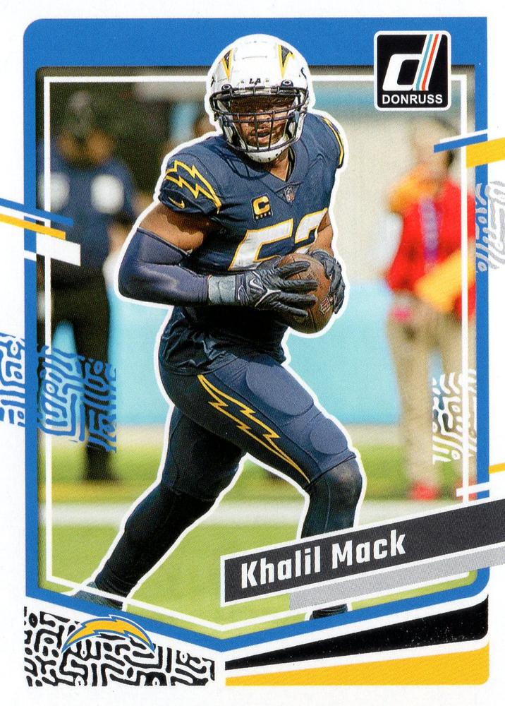 #160 Khalil Mack - Los Angeles Chargers - 2023 Donruss Football