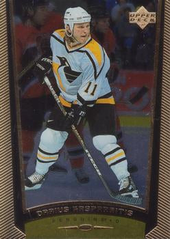 #160 Darius Kasparaitis - Pittsburgh Penguins - 1998-99 Upper Deck Gold Reserve Hockey