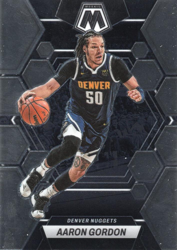 #160 Aaron Gordon - Denver Nuggets - 2022-23 Panini Mosaic Basketball