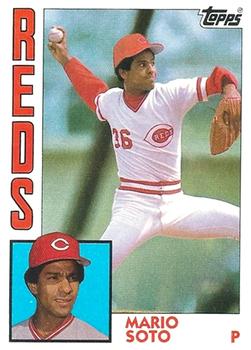 #160 Mario Soto - Cincinnati Reds - 1984 Topps Baseball