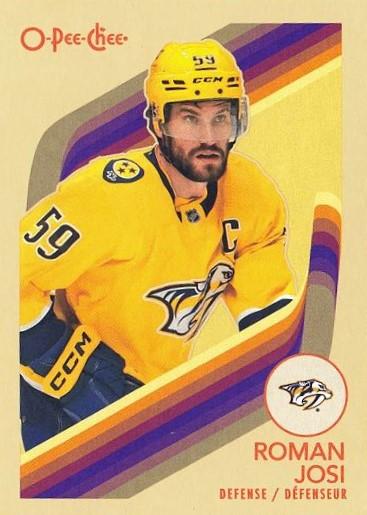 #160 Roman Josi - Nashville Predators - 2023-24 O-Pee-Chee - Retro Hockey