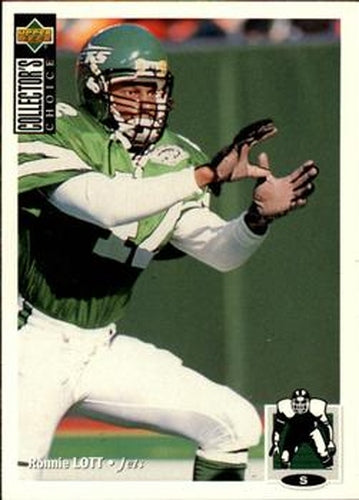#160 Ronnie Lott - New York Jets - 1994 Collector's Choice Football