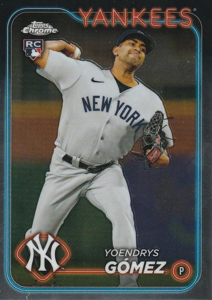 #160 Yoendrys Gómez - New York Yankees - 2024 Topps Chrome Baseball