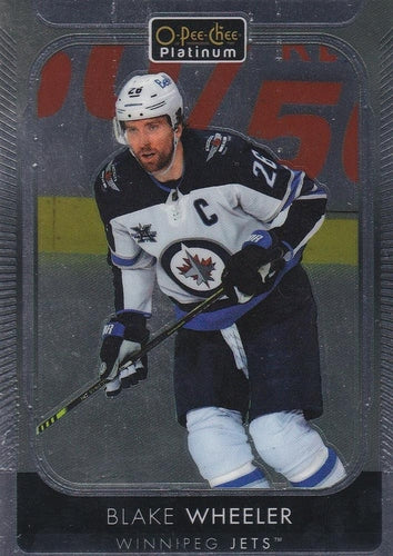 #160 Blake Wheeler - Winnipeg Jets - 2021-22 O-Pee-Chee Platinum Hockey