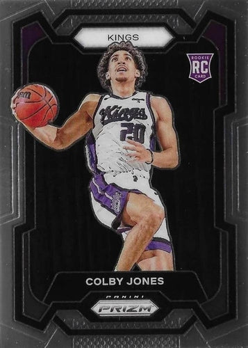 #160 Colby Jones - Sacramento Kings - 2023-24 Panini Prizm Basketball