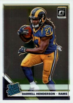 #160 Darrell Henderson - Los Angeles Rams - 2019 Donruss Optic Football