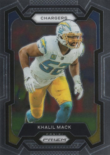 #160 Khalil Mack - Los Angeles Chargers - 2023 Panini Prizm Football