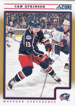 #160 Cam Atkinson - Columbus Blue Jackets - 2012-13 Score - Gold Rush Hockey