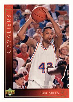 #160 Chris Mills - Cleveland Cavaliers - 1993-94 Upper Deck Basketball