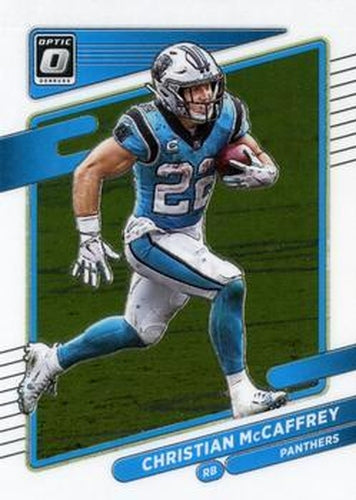 #160 Christian McCaffrey - Carolina Panthers - 2021 Donruss Optic Football