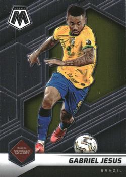 #160 Gabriel Jesus - Brazil - 2021-22 Panini Mosaic Road to FIFA World Cup Soccer