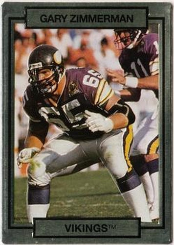 #160 Gary Zimmerman - Minnesota Vikings - 1990 Action Packed Football