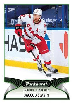 #160 Jaccob Slavin - Carolina Hurricanes - 2021-22 Parkhurst Hockey