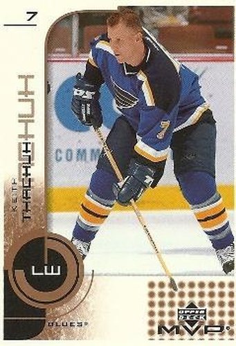 #160 Keith Tkachuk - St. Louis Blues - 2002-03 Upper Deck MVP Hockey