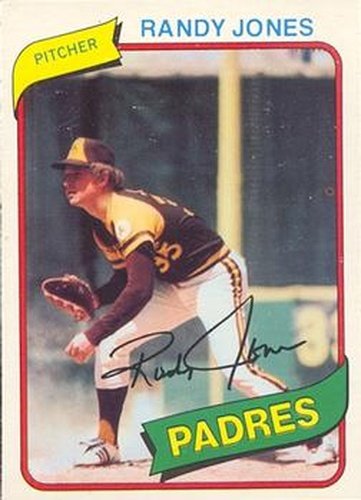 #160 Randy Jones - San Diego Padres - 1980 O-Pee-Chee Baseball