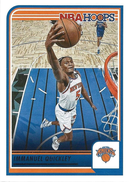 #160 Immanuel Quickley - New York Knicks - 2023-24 Hoops Basketball