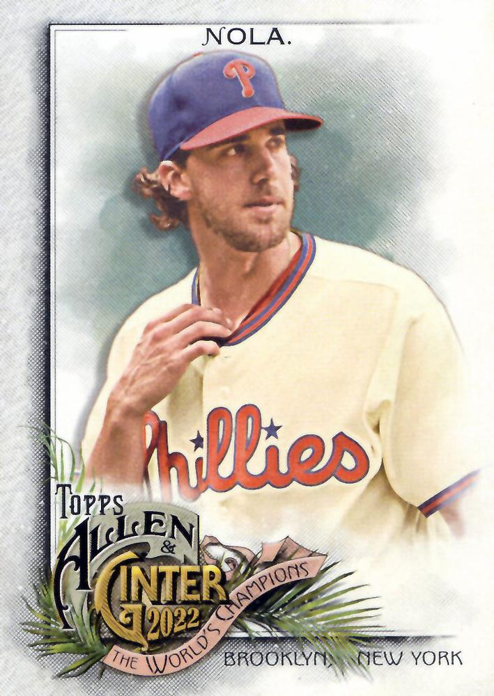 #160 Aaron Nola - Philadelphia Phillies - 2022 Topps Allen & Ginter Baseball