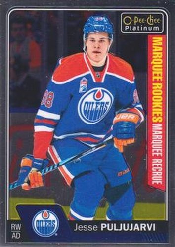 #160 Jesse Puljujarvi - Edmonton Oilers - 2016-17 O-Pee-Chee Platinum Hockey