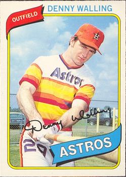 #161 Denny Walling - Houston Astros - 1980 O-Pee-Chee Baseball