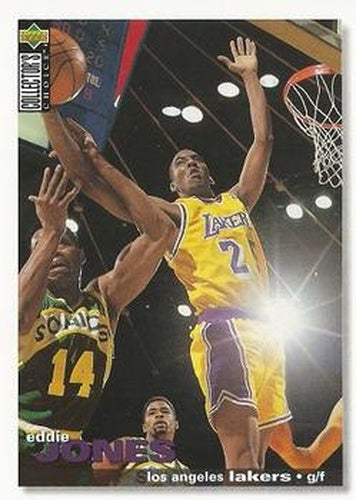 #161 Eddie Jones - Los Angeles Lakers - 1995-96 Collector's Choice Basketball