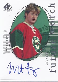 #161 Matt Foy - Minnesota Wild - 2005-06 SP Authentic Hockey