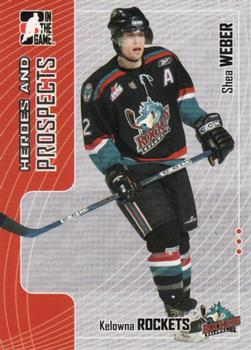 #161 Shea Weber - Kelowna Rockets - 2005-06 In The Game Heroes and Prospects Hockey