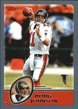 #161 Doug Johnson - Atlanta Falcons - 2003 Topps Football