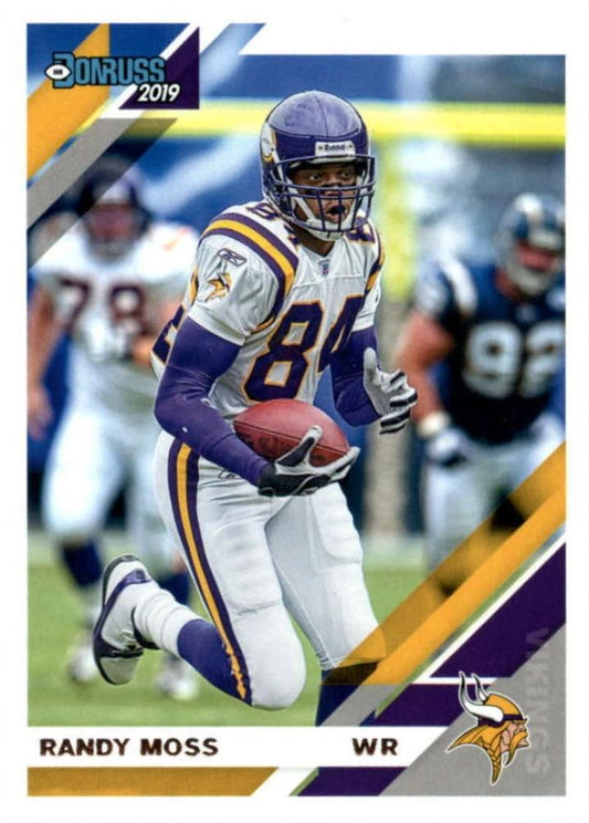 #161 Randy Moss - Minnesota Vikings - 2019 Donruss Football
