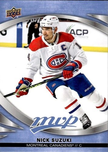 #161 Nick Suzuki - Montreal Canadiens - 2023-24 Upper Deck MVP - Ice Battles Hockey