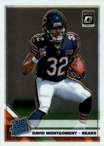 #161 David Montgomery - Chicago Bears - 2019 Donruss Optic Football